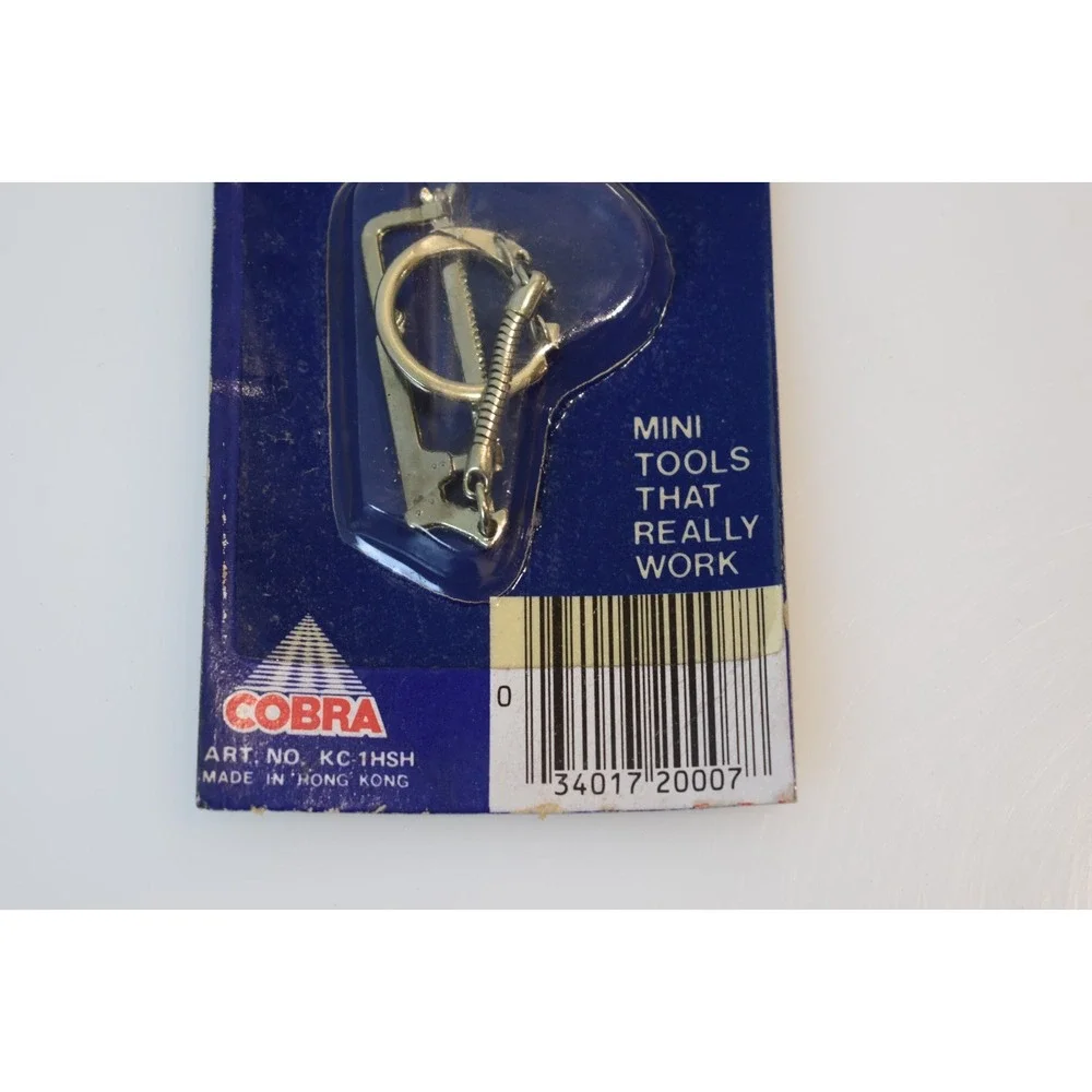 Cobra Mini Tools That Really Work Keychain Hack Saw Vintage Mechanical Shop NEW